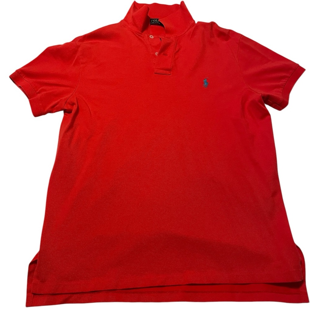 Polo Ralph Lauren red polo shirt L short sleeve